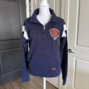 Y2K Victoria’s Secret PINK NFL Collab Chicago Bears Pullover Sweatshirt Size XS